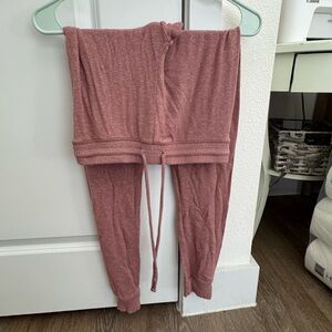 American Eagle Outfitters Mauve Knit Joggers